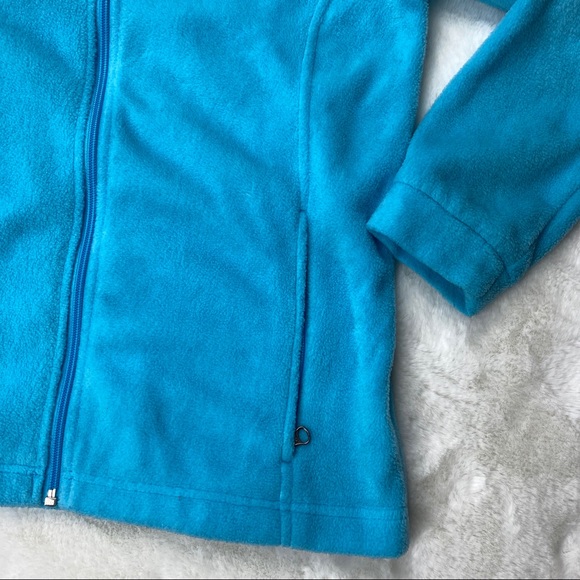 Columbia Kids Blue Turtleneck Fleece - Picture 2 of 6